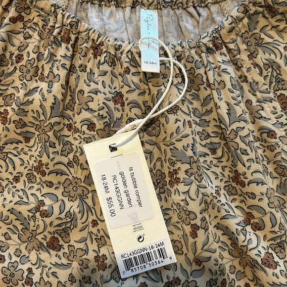 Rylee & cru bubble romper golden garden 18-24 - Picture 3 of 3